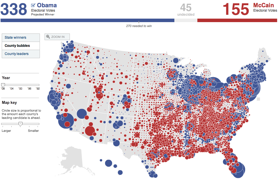 NYT Election Map